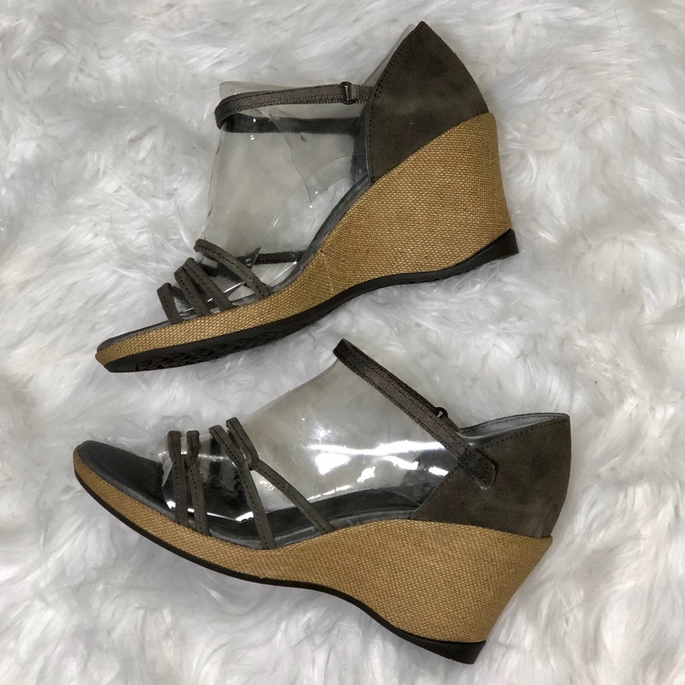 🌴 Teva Riviera Wedge Strappy Suede Sandal - Picture 4 of 5